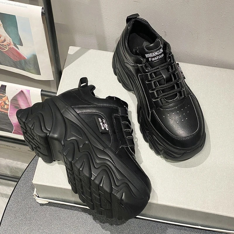 Thick sole chunky platform sneaker, view 10