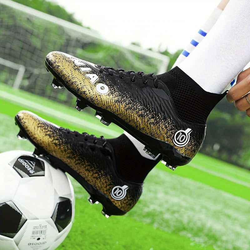Anti slip breathable outdoor soccer shoe, view 9