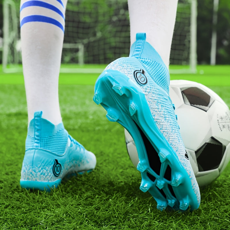 Anti slip breathable outdoor soccer shoe, view 7