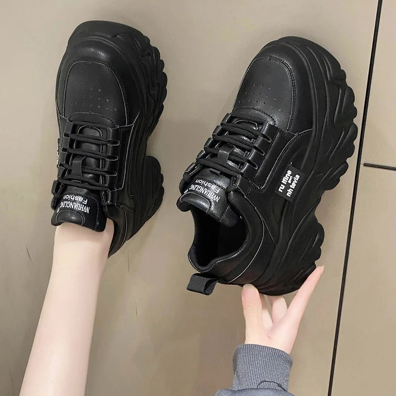 Thick sole chunky platform sneaker, view 5