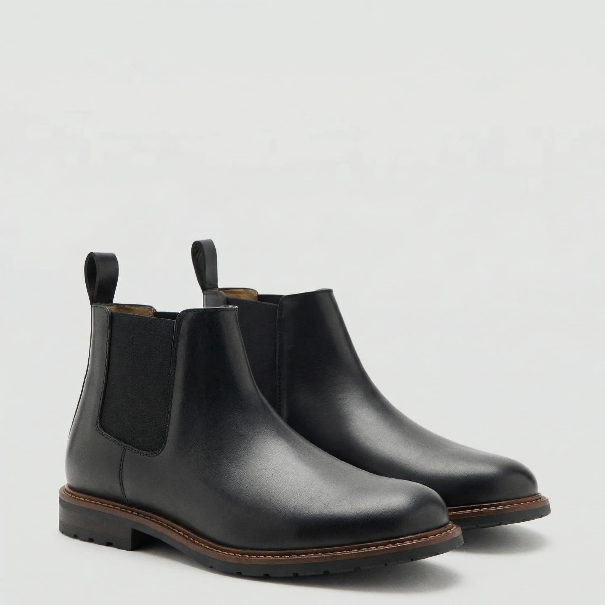 Welt stitched vegan leather Chelsea boot, view 10