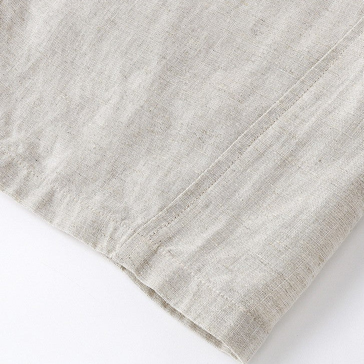 Prewashed linen two piece drawstring set, view 8