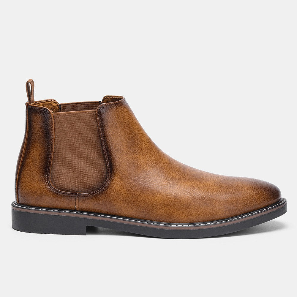 Welt stitched vegan leather Chelsea boot, view 13