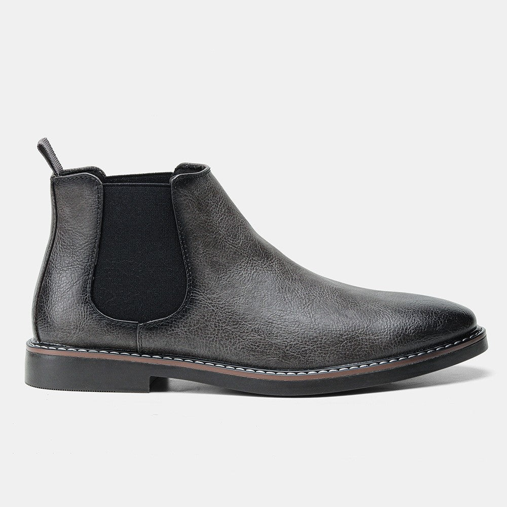 Welt stitched vegan leather Chelsea boot, view 19