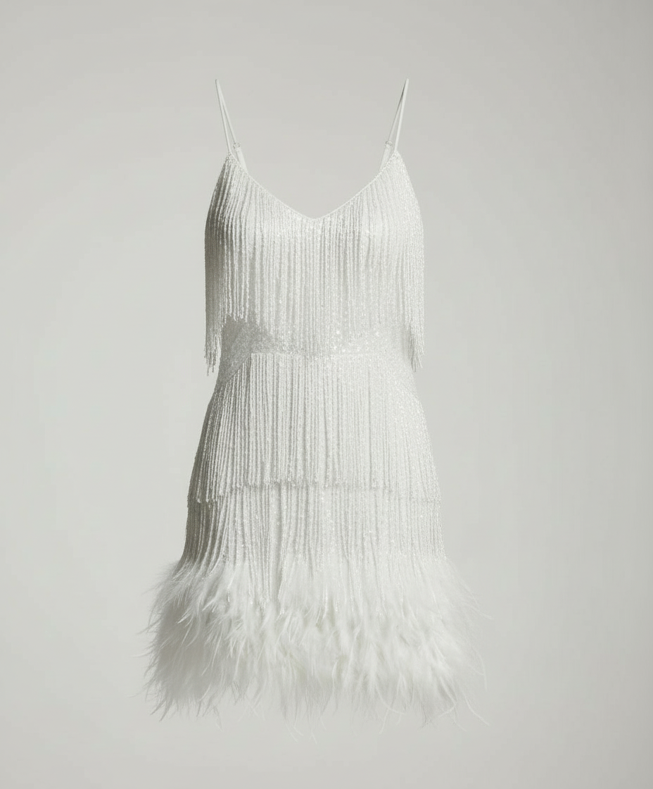 Sequin spaghetti strap cocktail party dress, view 3