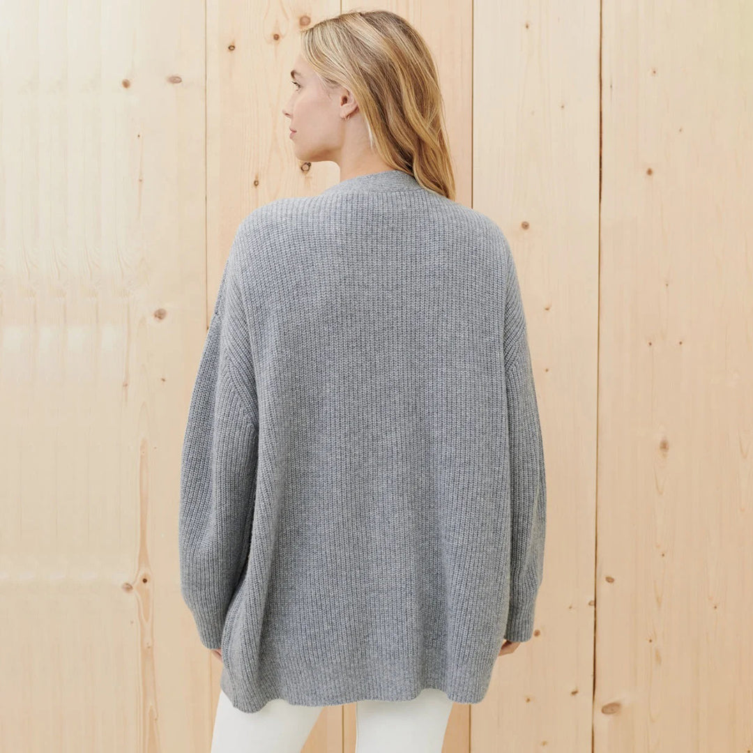 Fall Cashmere Feel Oversized V Neck Cardigan for Women