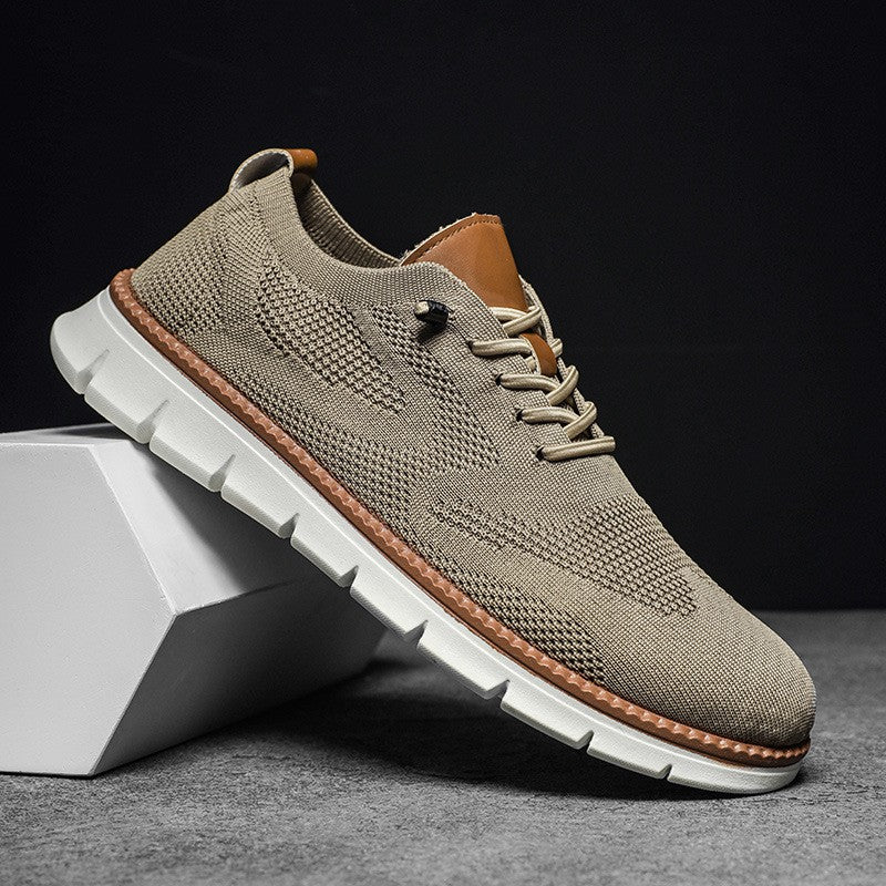 Ultralight knit upper everyday sneaker in beige