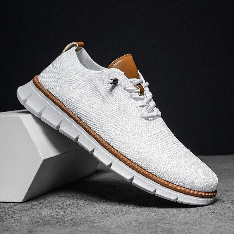 Ultralight knit upper everyday sneaker in white