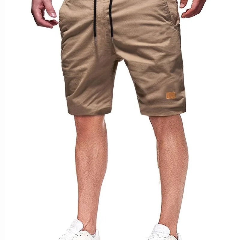Men's Chino Drawstring Casual Shorts