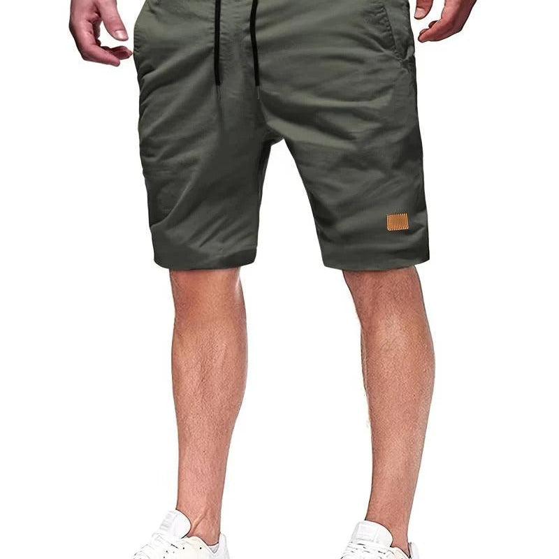 Men's Chino Drawstring Casual Shorts