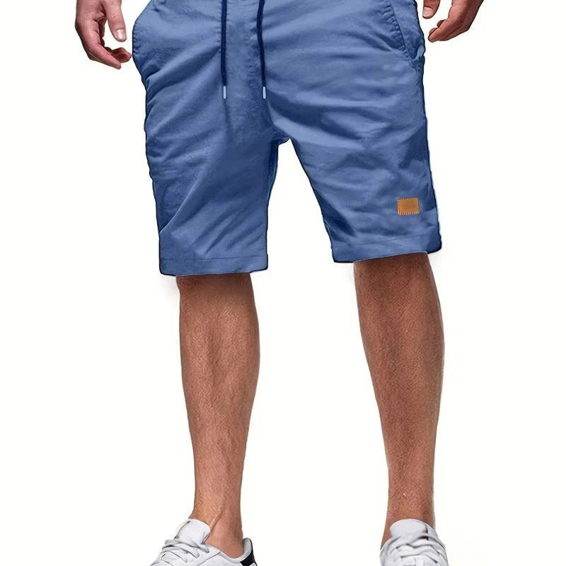 Men's Chino Drawstring Casual Shorts