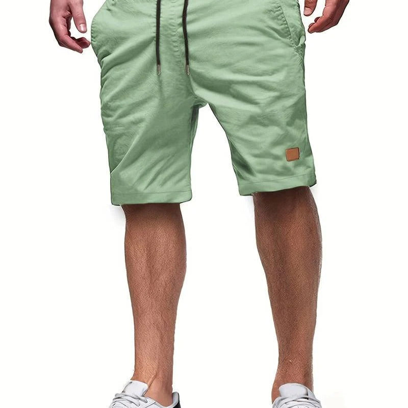 Men's Chino Drawstring Casual Shorts