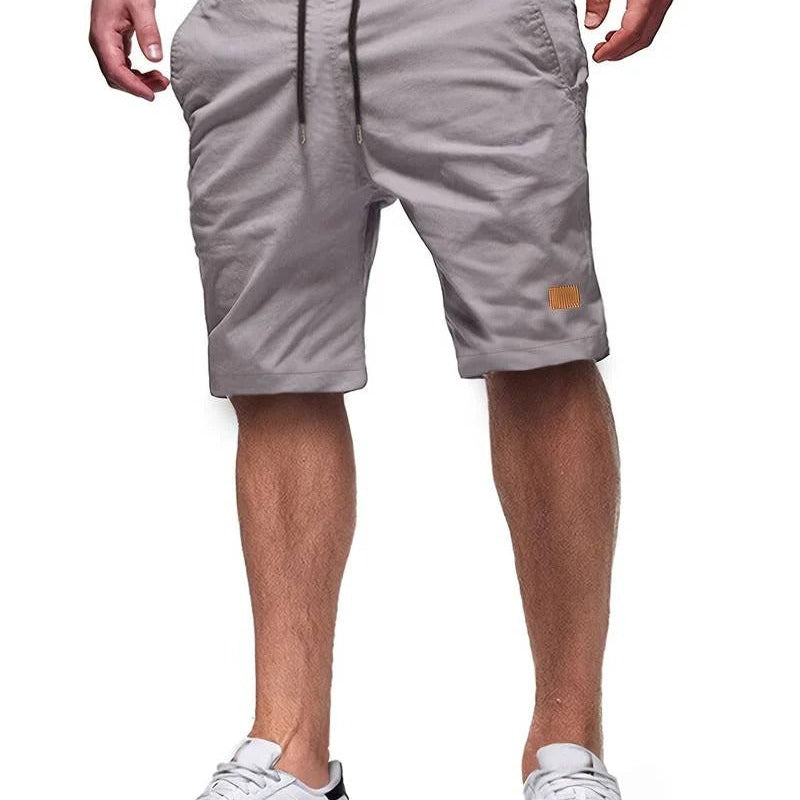 Men's Chino Drawstring Casual Shorts