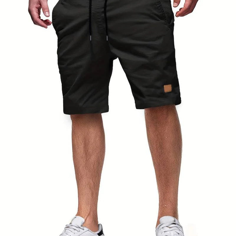 Men's Chino Drawstring Casual Shorts