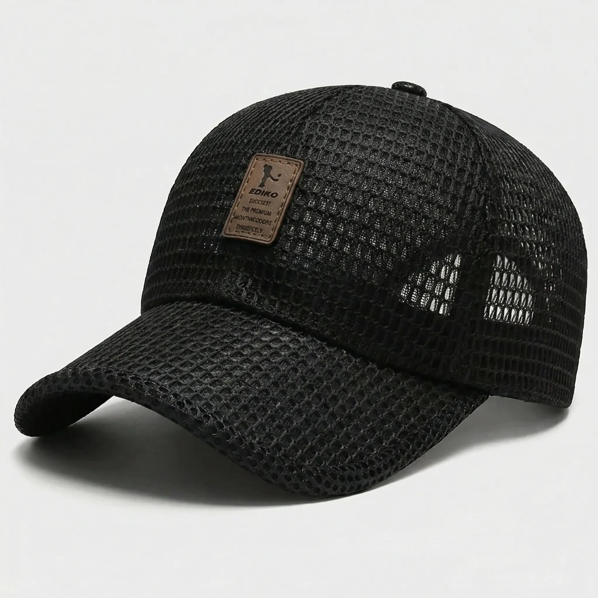 Men's Mesh Baseball Cap with Curved Brim
