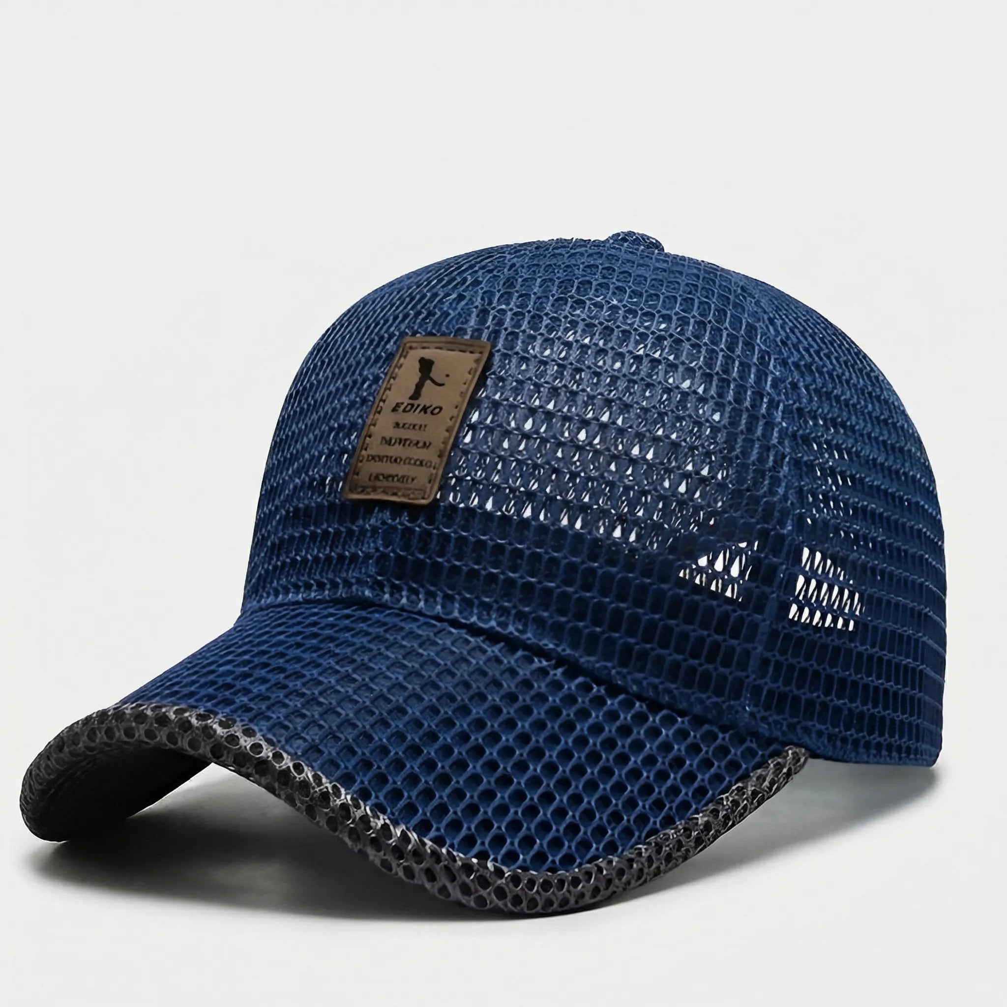 Men's Mesh Baseball Cap with Curved Brim