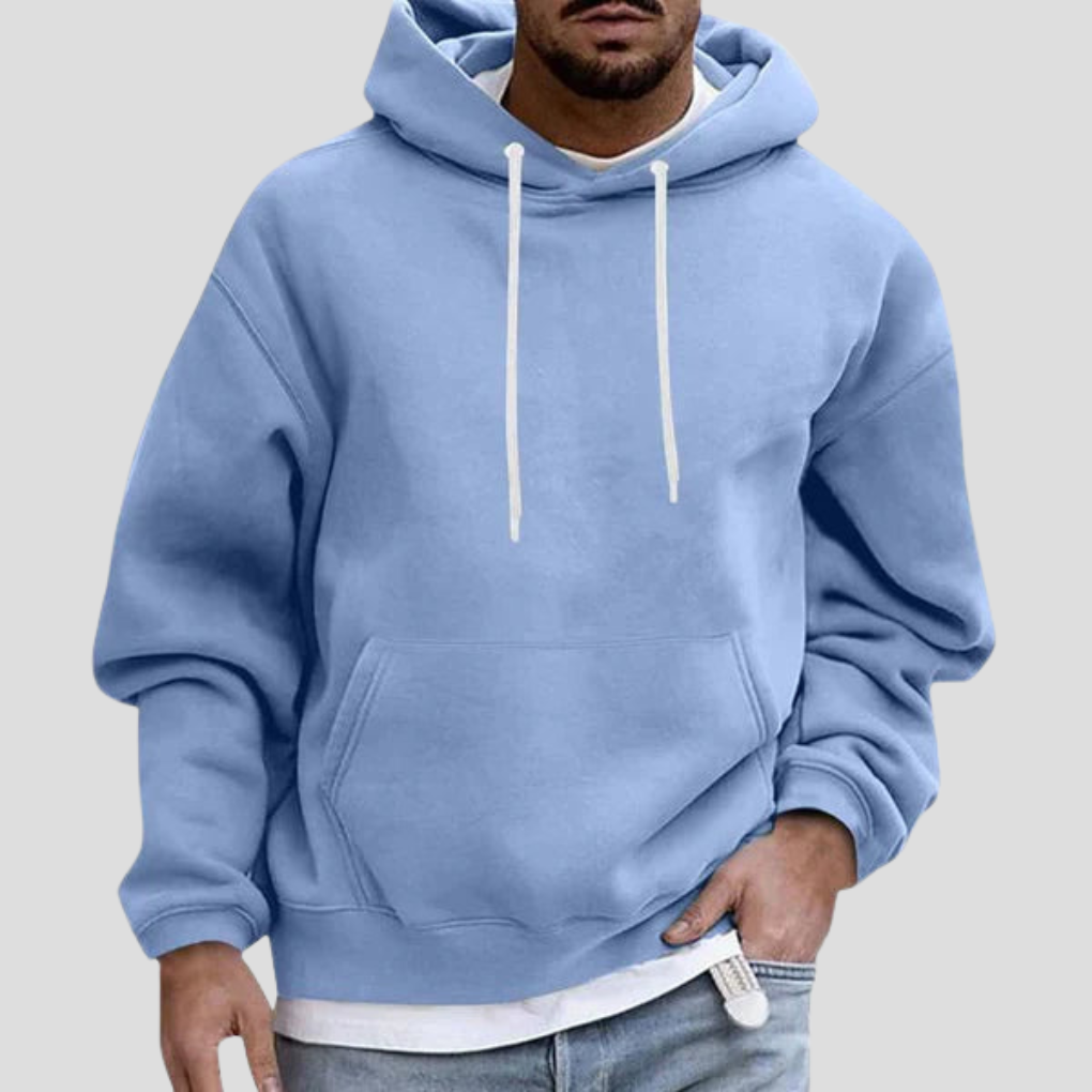 Men's Oversized Pullover Hoodie Drawstring Kangaroo Pocket