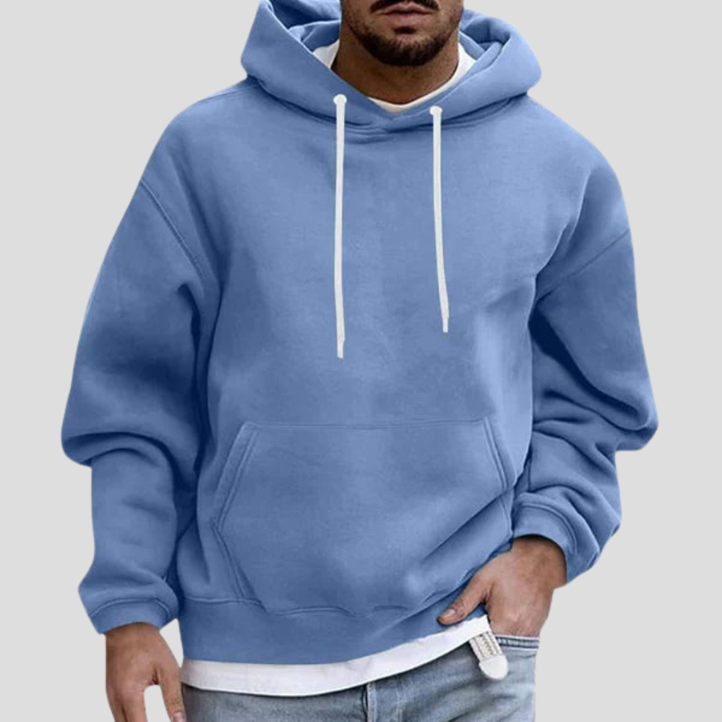 Men's Oversized Pullover Hoodie Drawstring Kangaroo Pocket