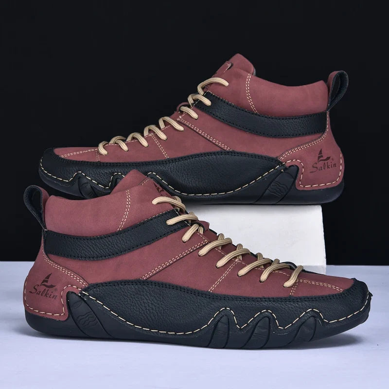 Padded suede look high top sneaker, view 9