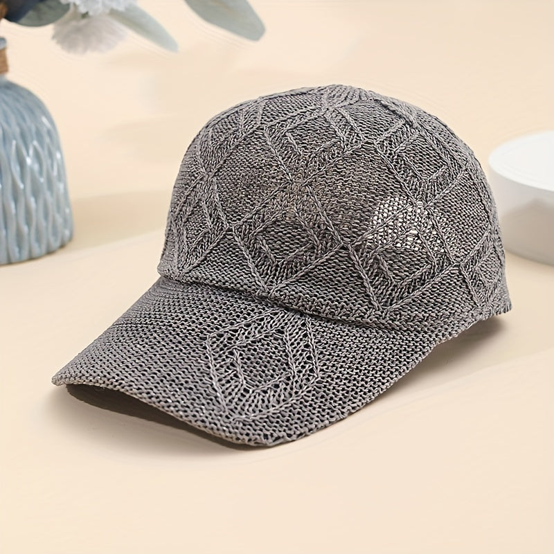Women's Open Knit Mesh Baseball Cap