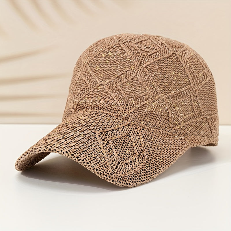 Women's Open Knit Mesh Baseball Cap