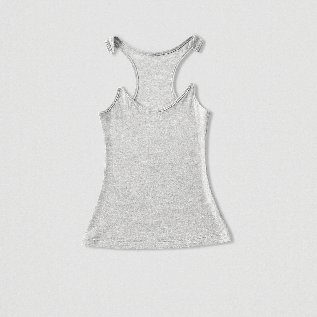 Women's Ribbed Racerback Sleeveless Tank Top