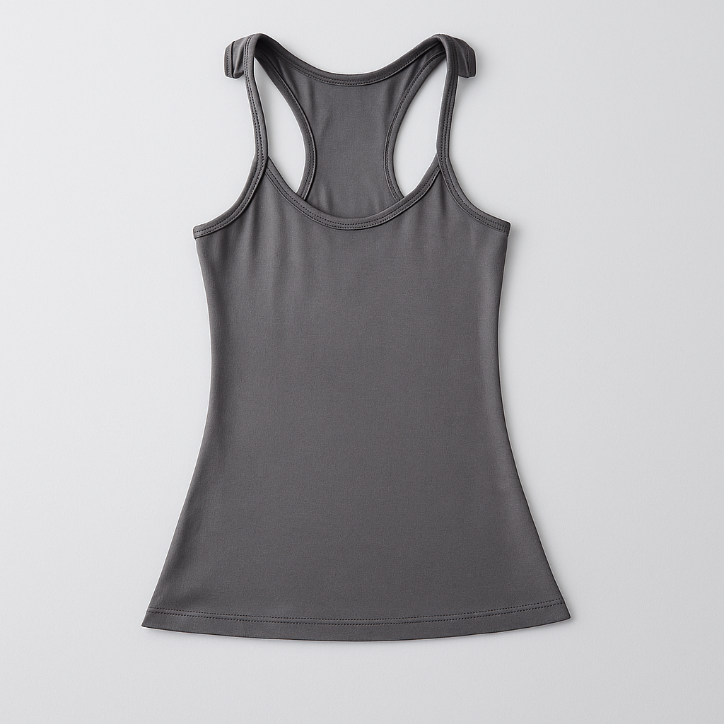 Women's Ribbed Racerback Sleeveless Tank Top