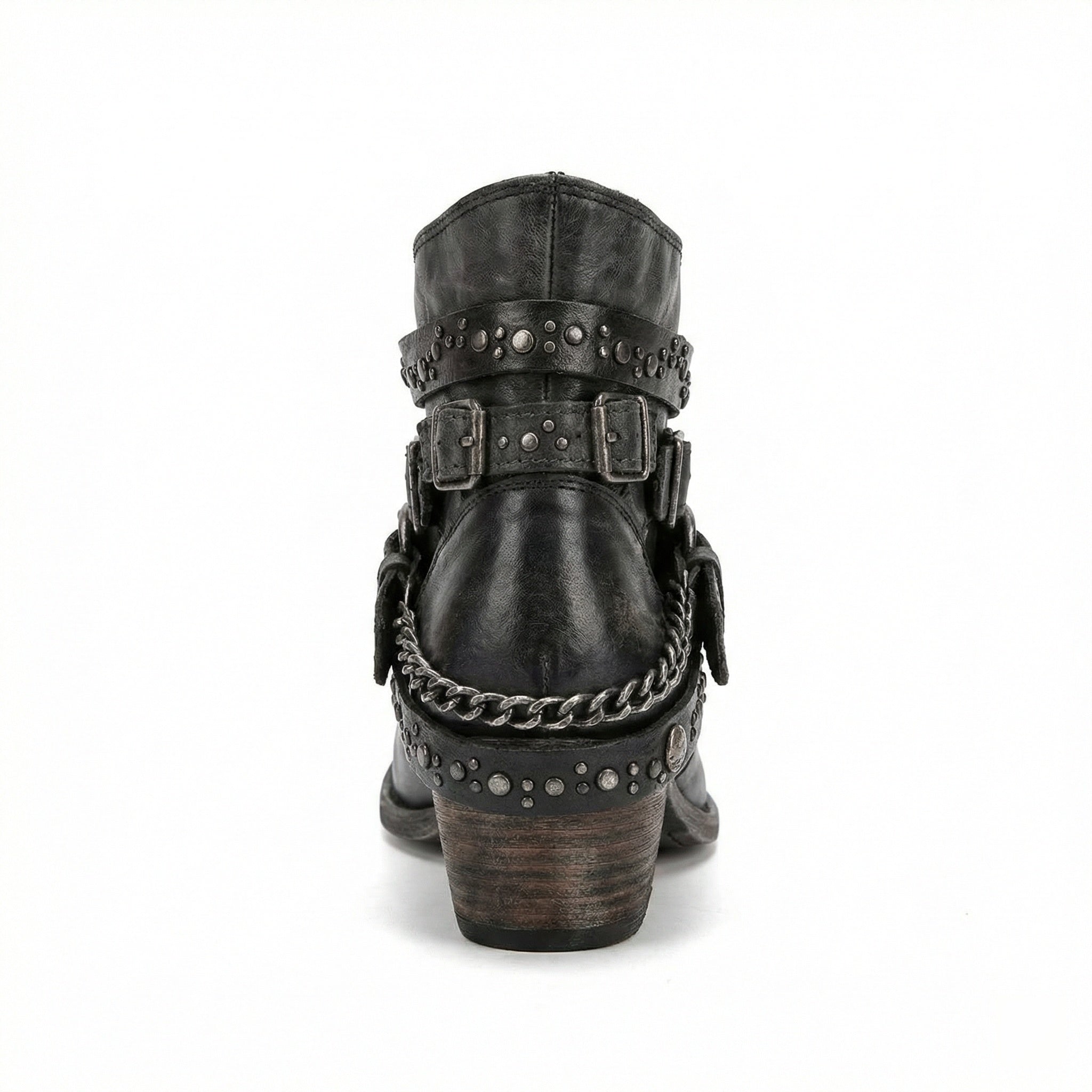 Vintage chain detail ankle boot, view 13