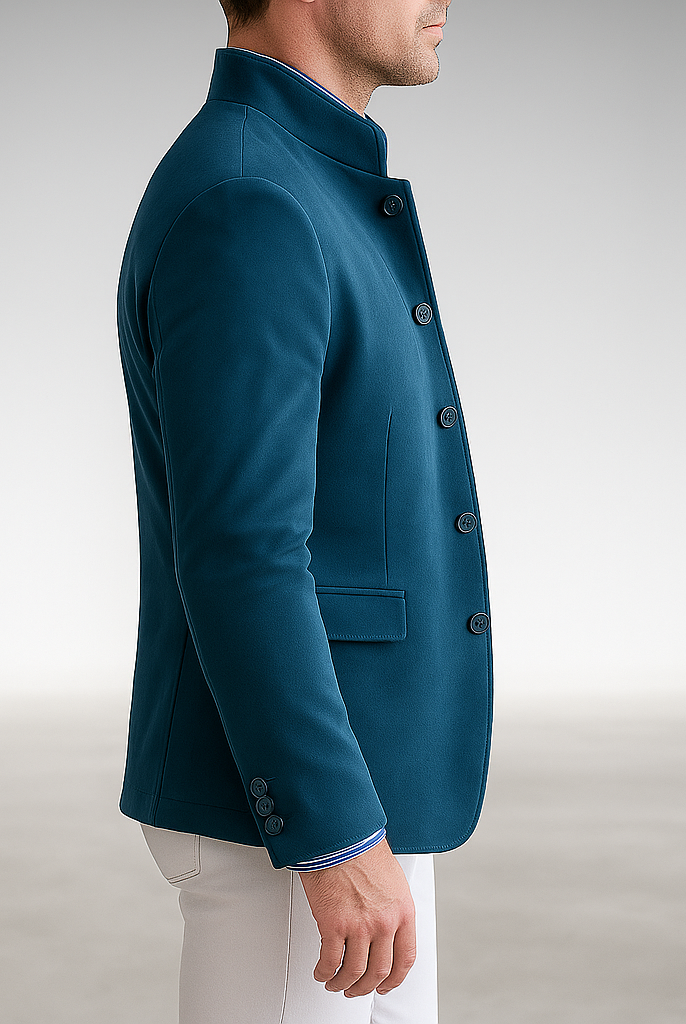 Structured button front cardigan, view 7