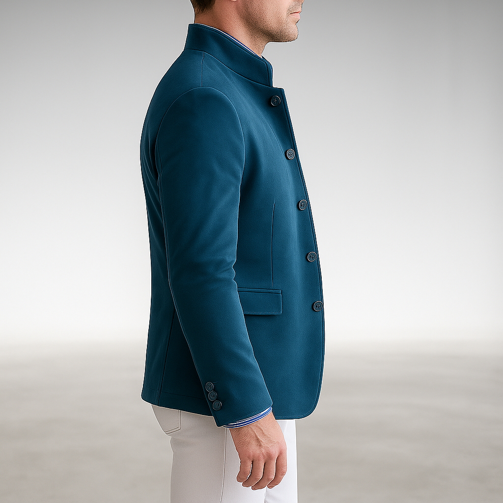 Structured button front cardigan, view 7