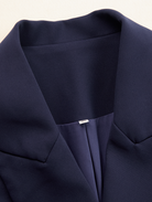 Tailored V-neck blazer midi dress, view 13