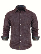 Modern tailored contrast detail button up shirt, view 20