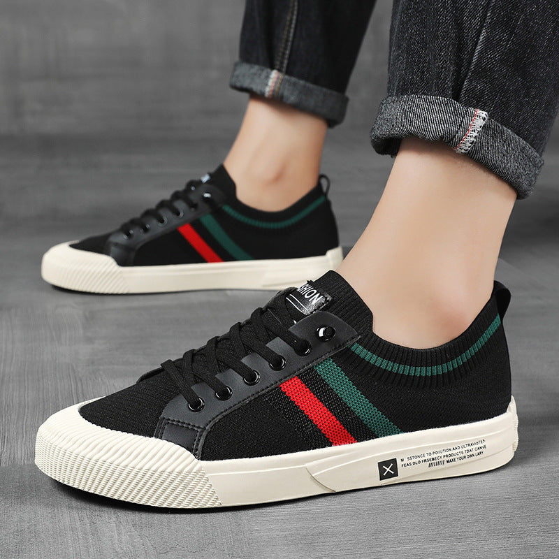Lightweight breathable mesh lace up sneaker, view 9