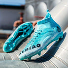Anti slip breathable outdoor soccer shoe, view 6