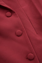 Tailored V-neck blazer midi dress, view 12