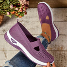 Lightweight Slip On Walking Sneakers with Cutout for Women