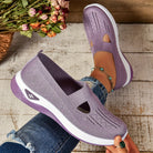 Lightweight Slip On Walking Sneakers with Cutout for Women