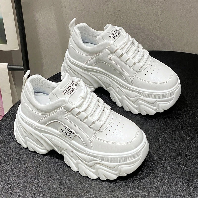 Thick sole chunky platform sneaker, view 7
