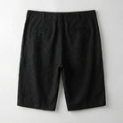 Relaxed tailored pre washed linen short, view 11