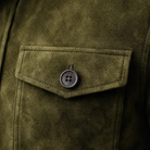 Classic pocket suede jacket, view 5