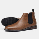 Welt stitched vegan leather Chelsea boot, view 25