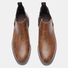 Welt stitched vegan leather Chelsea boot, view 23