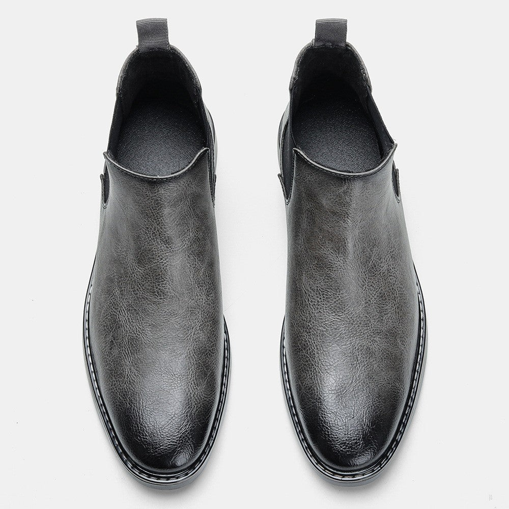 Welt stitched vegan leather Chelsea boot, view 18
