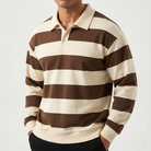 Classic striped collared rugby shirt, view 5