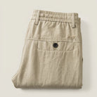 Straight leg linen pants, view 9