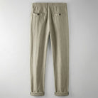Straight leg linen pants, view 2