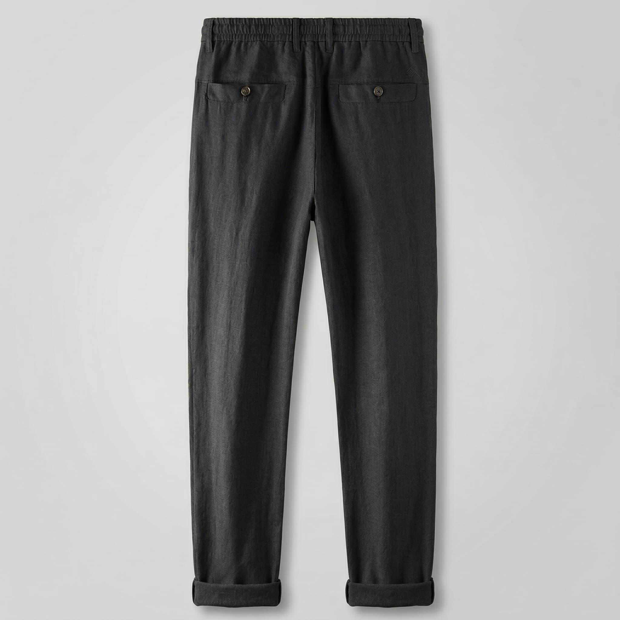 Straight leg linen pants, view 6