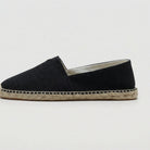 Slip on linen canvas espadrille loafer, view 8
