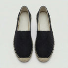 Slip on linen canvas espadrille loafer, view 7