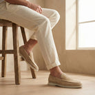 Soft suede slip on loafer, view 2